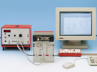 Apparato Franck-Hertz con acquisizione della curva al computer.