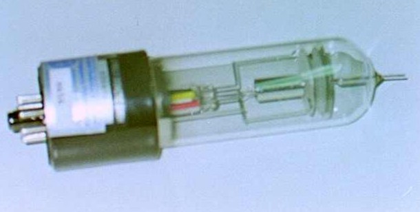 Foto dell’ampolla contenente il neon.